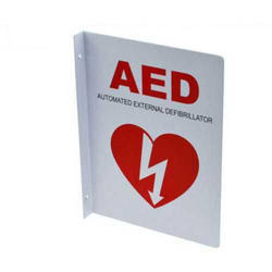 Medical AED 90 Degree Type Sign