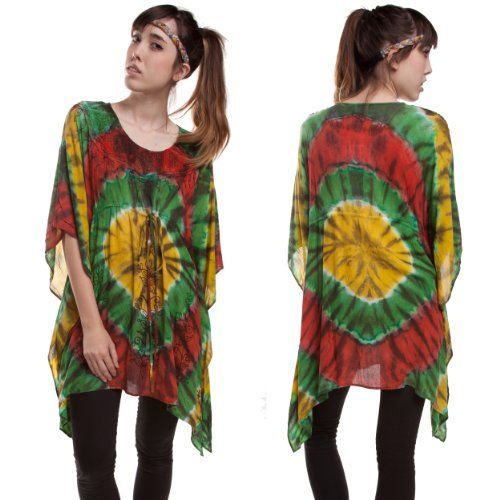 Rasta Tie Dye Pareos Dress