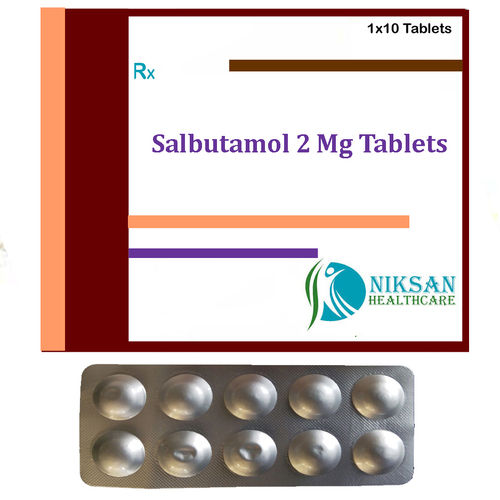 Salbutamol 2 Mg Tablets General Medicines