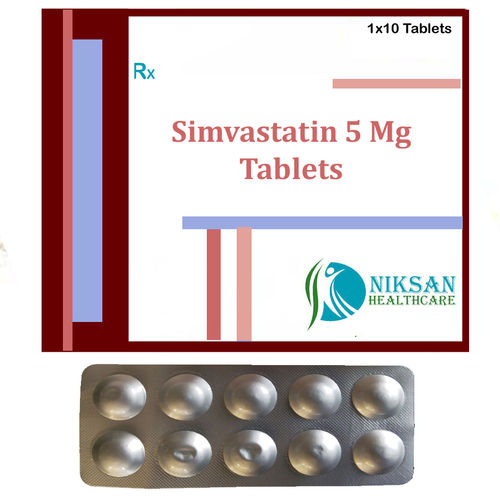 Simvastatin 5 Mg Tablets General Medicines at Best Price in Ankleshwar