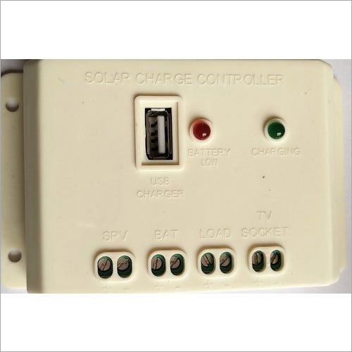 Solar Charge Controller - 12V, 2A | Lightweight, Compact Design, Low Battery LED Indicator, USB Charging Socket, 1-Year Warranty