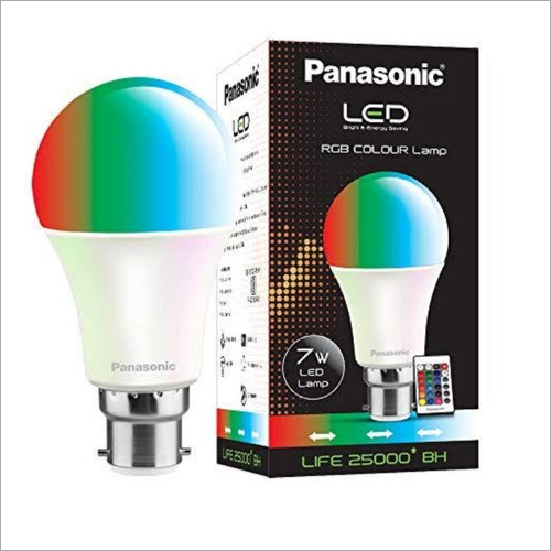 RGB Bulb With Remote Control and Dimmer - Aluminum, Round, 10W | Input Voltage 220-440V, Multi-Color Lighting, Ideal for Household & Commercial Use