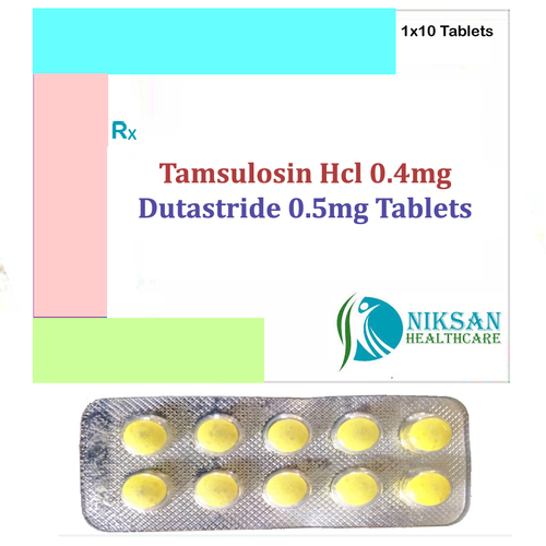 Tamsulosin Hcl 0.4Mg Dutastride 0.5Mg Tablets