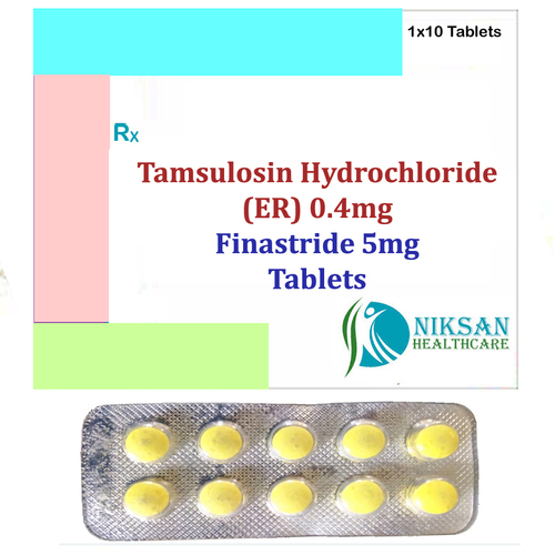 Tamsulosin Hydrochloride (Er) 0.4Mg Finastride 5Mg Tablet