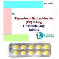Tamsulosin Hydrochloride (er) 0.4mg Finastride 5mg Tablet General Medicines