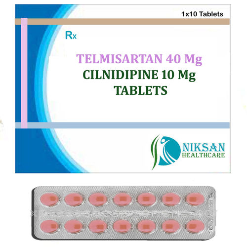 Telmisartan 40 Mg Cilnidipine 10 Mg Tablets General Medicines at Best ...