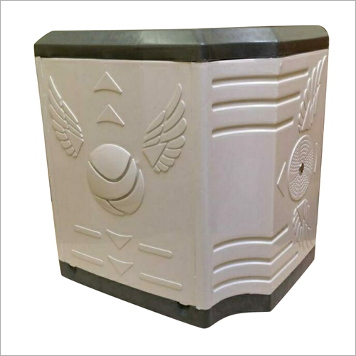 Grey And White Tall Tubular Inverter Battery Trolley