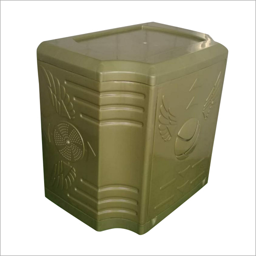 Green Tall Tubular Inverter Battery Trolley