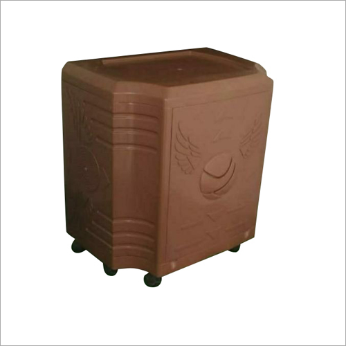 Chocolate Brown Tall Tubular Inverter Battery Trolley