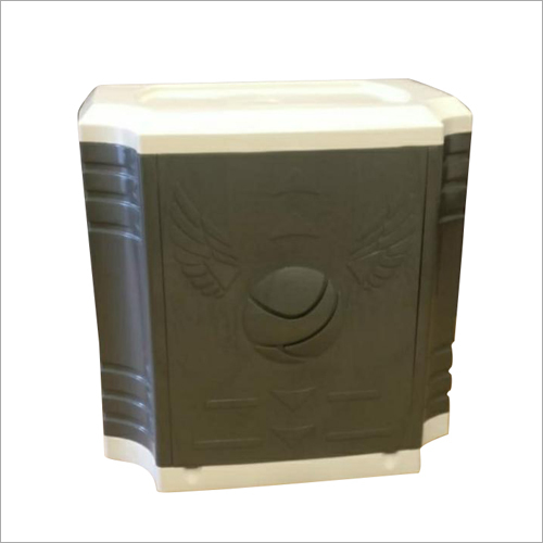 White and Grey Tubular Inverter Battery Trolley