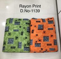 New design rayon printed fabric