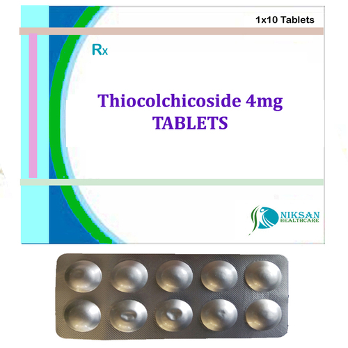 Thiocolchicoside 4Mg Tablets General Medicines