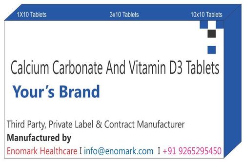 Calcium Carbonate and Vitamin D3 Tablets