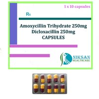 Amoxycillin Trihydrate Dicloxacillin Capsules General Medicines
