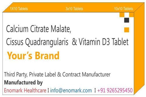 Calcium Citrate Malate Cissus Quadrangularis Vitamin