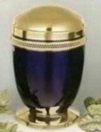 Candle Brass Metal Cremation Urns