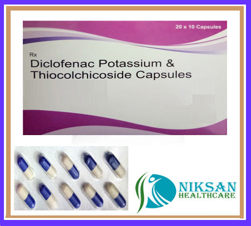 Diclofenac Thiocolchicoside Capsules General Medicines