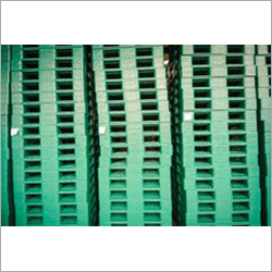 Green Warehouse Plastic Pallets