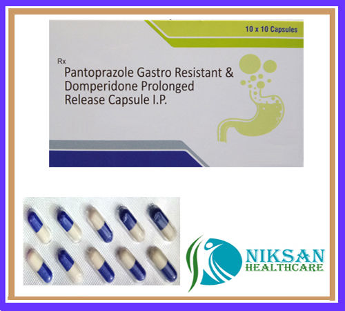 Pantoprazole Domperidone Prologed Releases Capsules General Medicines