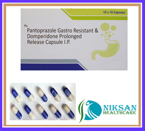 Pantoprazole Domperidone Prologed Releases Capsules