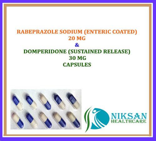 Rabeprazole Sodium (Ec) & Domperidone (Sr) Capsules