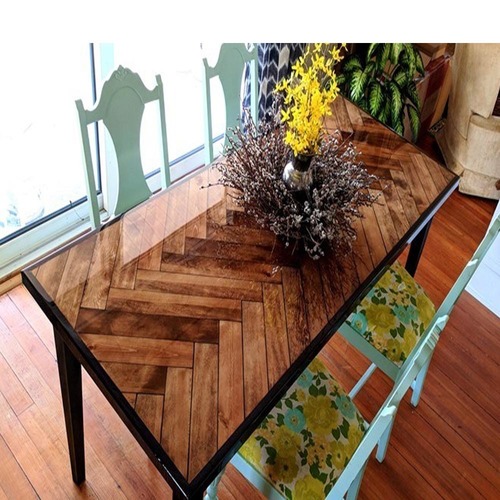 Wooden Table Top Resin Finish, Wooden Table Top India