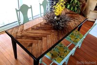 Wooden table top  Resin Glossy finish for home and hotel
