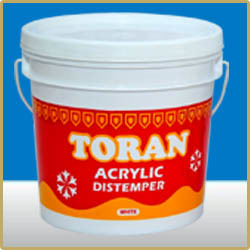 Plastic Emulsion Paint Container - Color: White