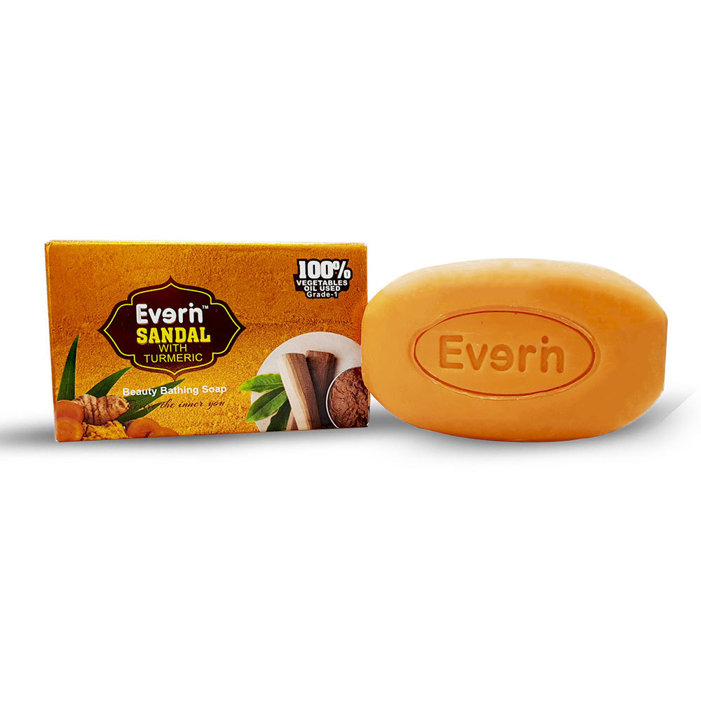 75Gm Sandal With Turmeric Soap Ingredients: Herbal