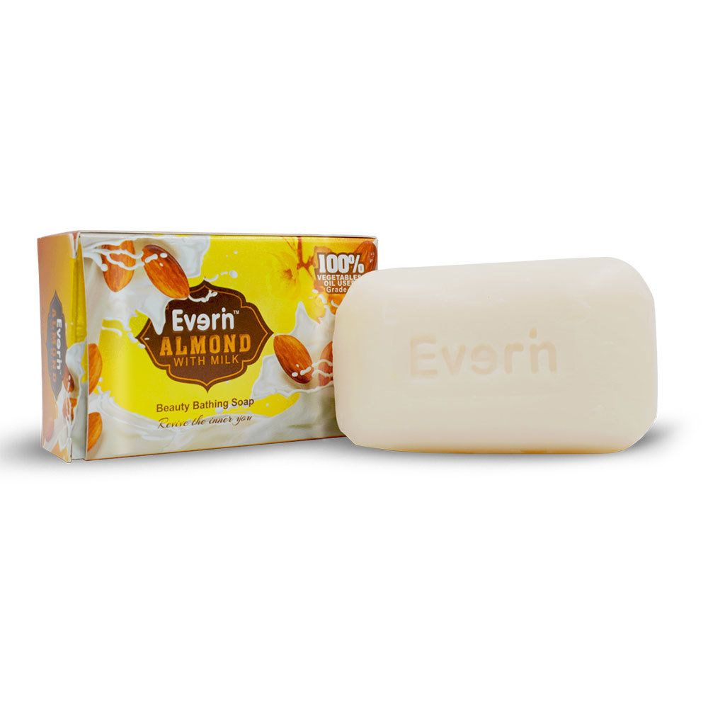 Green 100Gm Almond With Milk Soap