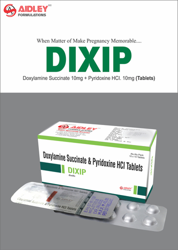 Doxylamine Succinate 10mg + Pyridoxine 10mg