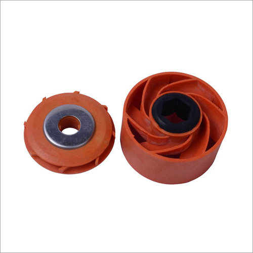 Red Colour V4 SS Impeller - Stainless Steel, Customized Size | Durable Design for Enhanced Performance and Reliability