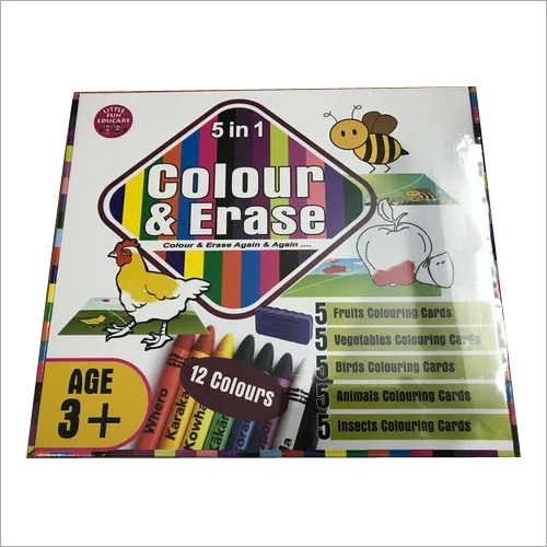 5 In 1 Colour And Erase Age Group: 3+