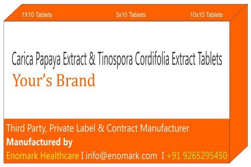 carica papaya extract tinospora cordifolia extract tablets