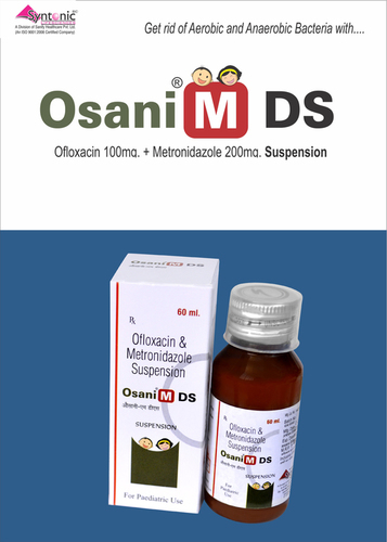 Ofloxacin 100mg + Metronidazole 200mg/5ml