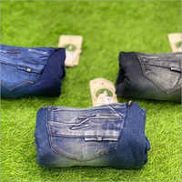 Blue & Black Mens Designer Jeans