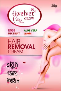 Velvet Glow Hair Removal Cream(Lemon)