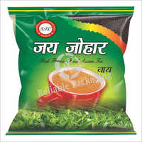 Laminated Tea Leaves Packaging Pouches - Heat Seal, 35-100 Micron Size | Durable Plastic, Multicolor Design, Custom Printed