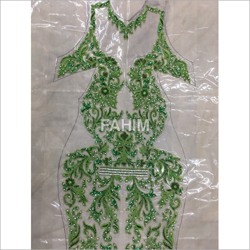 Hand Beaded Gown Patch By FAHIM ART