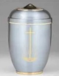 Hammered Brass Metal Cremation Urns