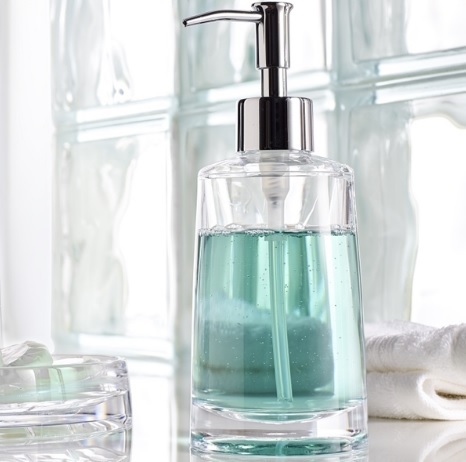 Clear Acrylic Soap Dispenser