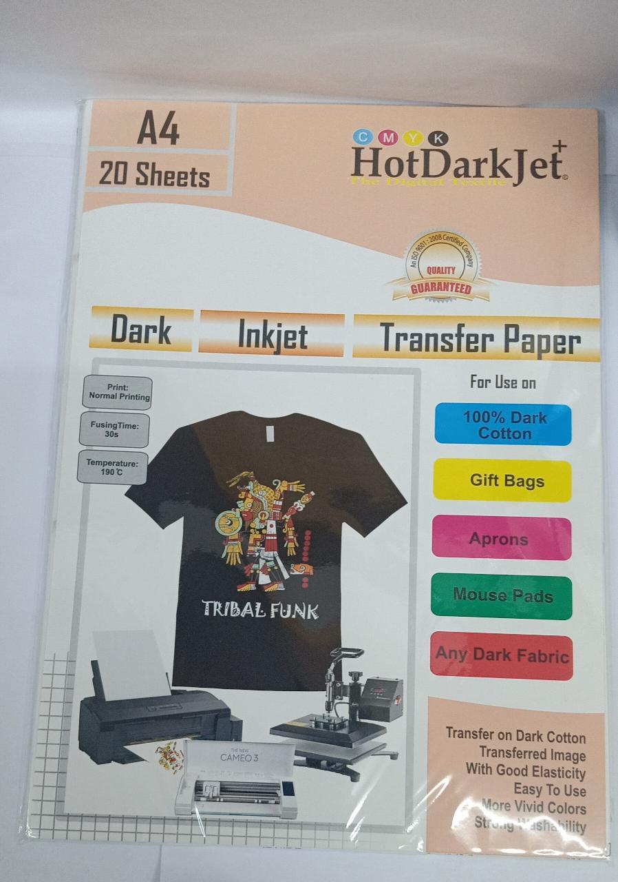 HotDarkJet Dark InkJet Transfer Paper(Glossy)(Matt)