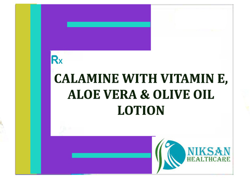Calamine With Vitamin E, Aloe Vera & Olive Oil Lotion By NIKSAN HEALTHCARE