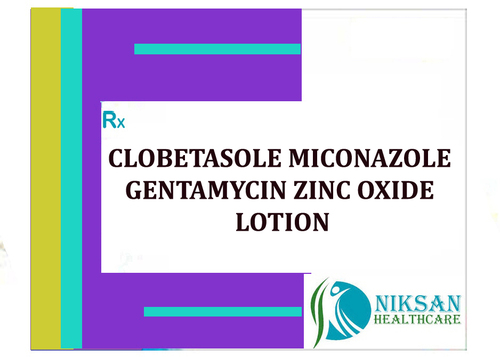 Clobetasole Miconazole Gentamycin Zinc Oxide Lotion