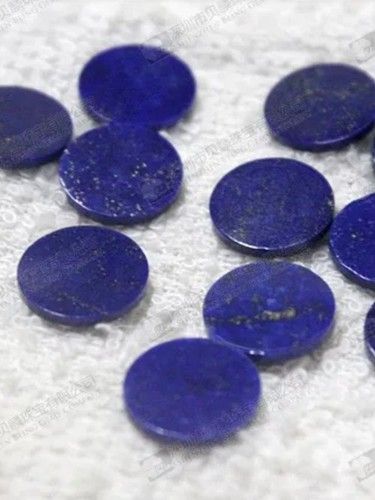 Art And Manufacturer Of Lapis Lazuli Hand Mirror Polish Slice And Coaster Crystallized Glass Stone