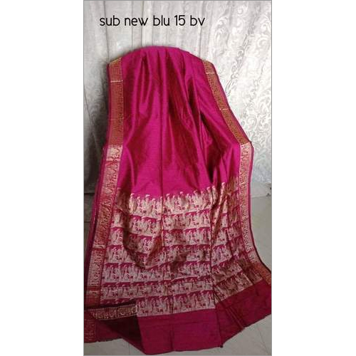 Handloom Soft Silk Baluchari Saree