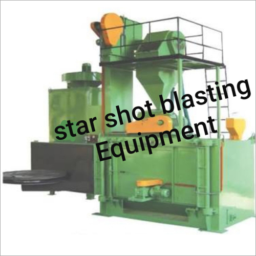 Easy To Operate Swing Turn Table Type Shot Blasting Machine