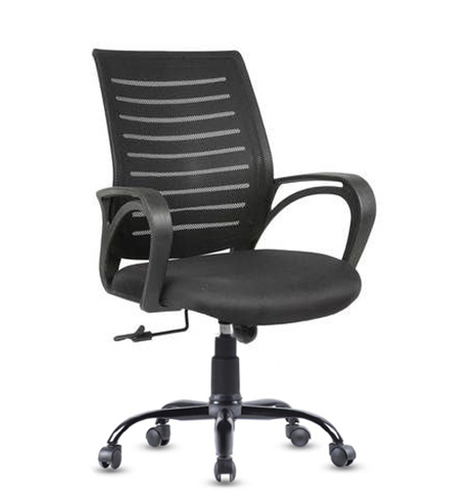 Black Mesh Back Chair