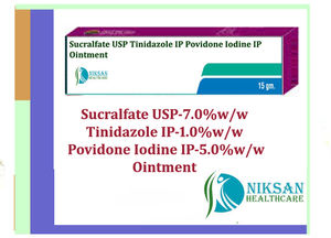 Sucralfate Tinidazole Povidone Iodine Ointment Manufacturer Sucralfate Tinidazole Povidone Iodine Ointment At Lowest Price In Gujarat India