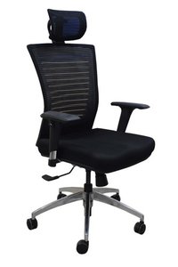 High Mesh Back Cushion Chair